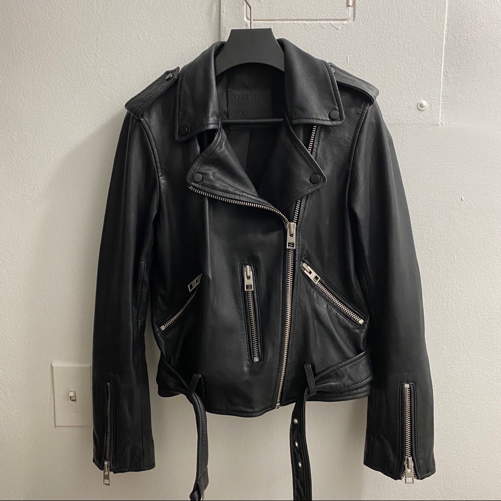 All Saints Balfern Leather Jacket